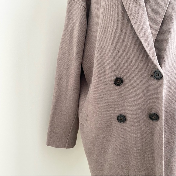 banana republic - mati oversized coatigan cardigan coat heavy knit collared - Picture 5 of 9